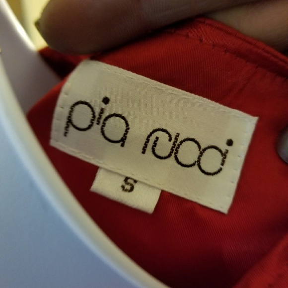 Pia Rucci Vintage Red Suede Leather Vest - Picture 3 of 5